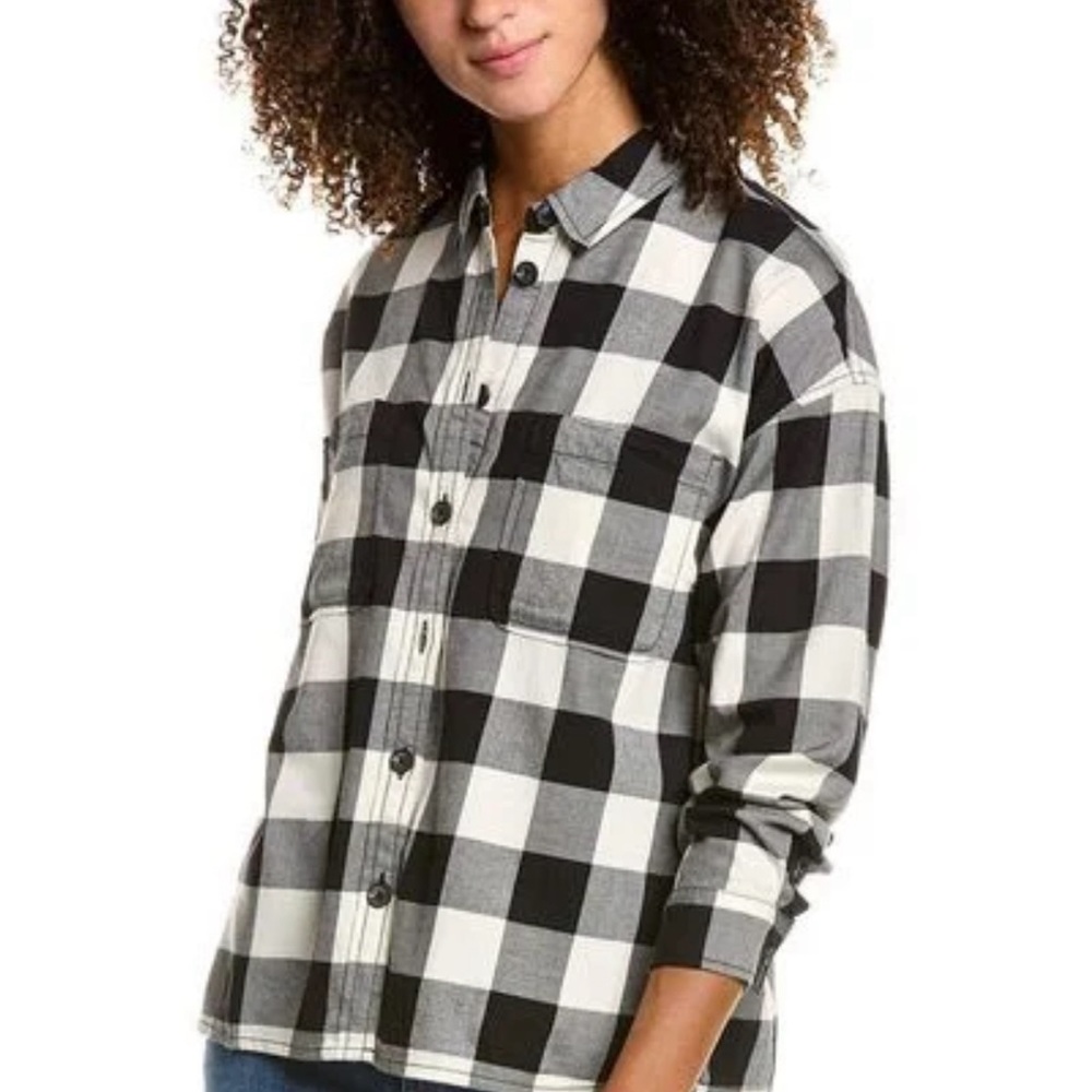 Madewell like new flannel shirt, size x-small